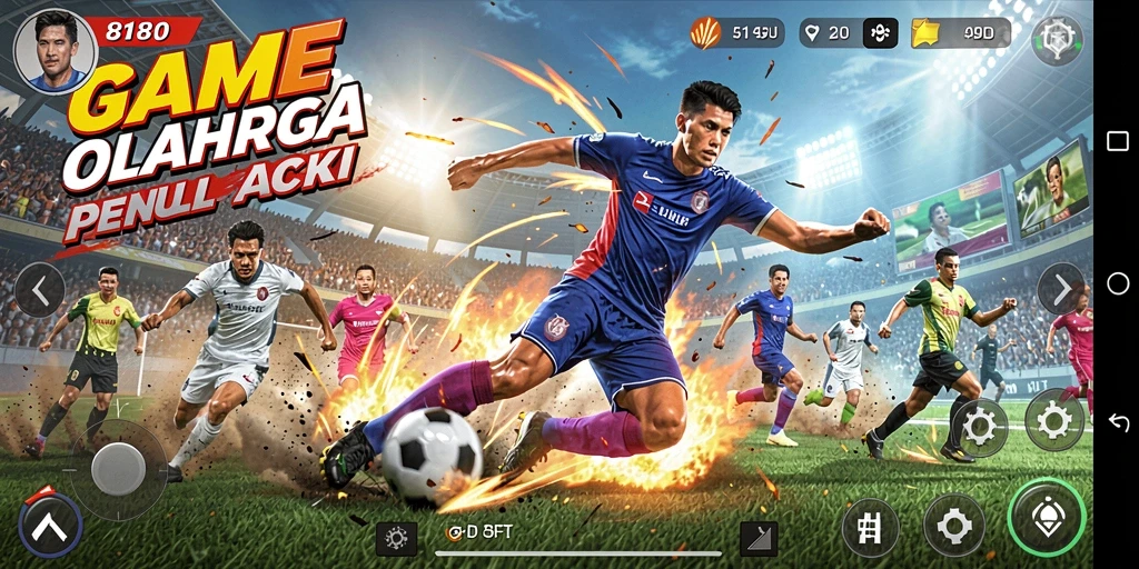 Tampilan gameplay seru dan kompetitif di 8180.