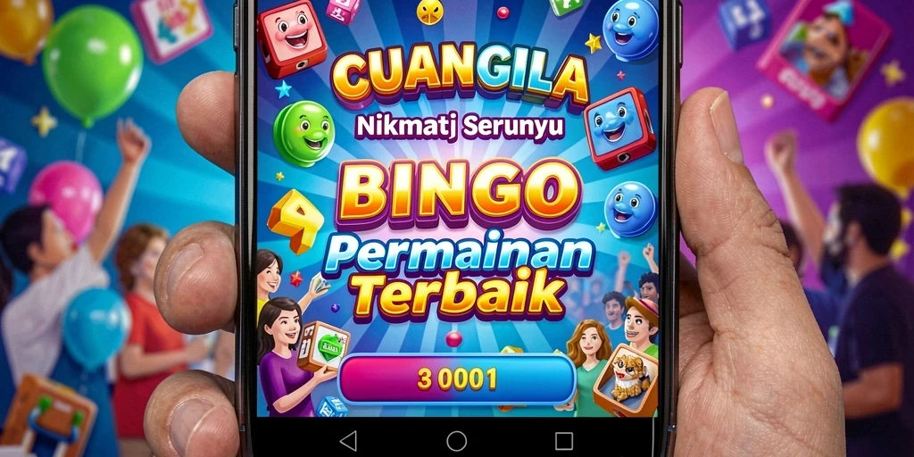 Screenshot utama CUANGILA menampilkan gameplay Bingo yang seru dan interaktif.