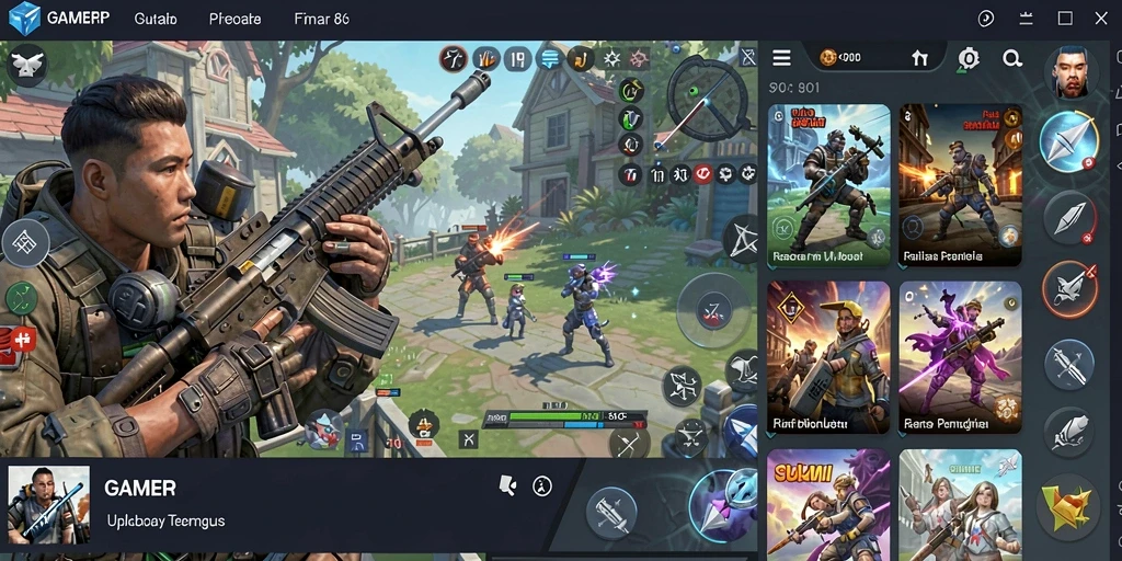 Tangkapan layar GAMERP menampilkan berbagai fitur utilitas yang memudahkan pengguna.