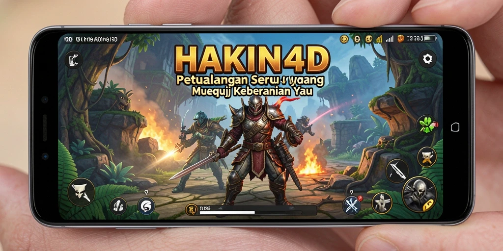 Tangkapan layar HAKIN4D menampilkan momen seru dalam permainan petualangan.