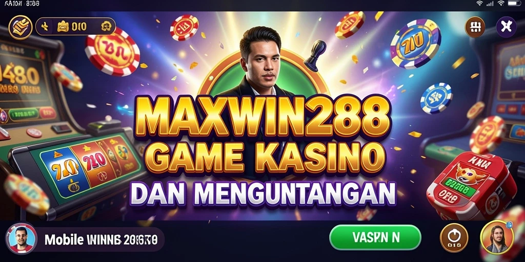 Tampilan gameplay menarik dari MAXWIN288 dengan berbagai pilihan permainan Kasino.
