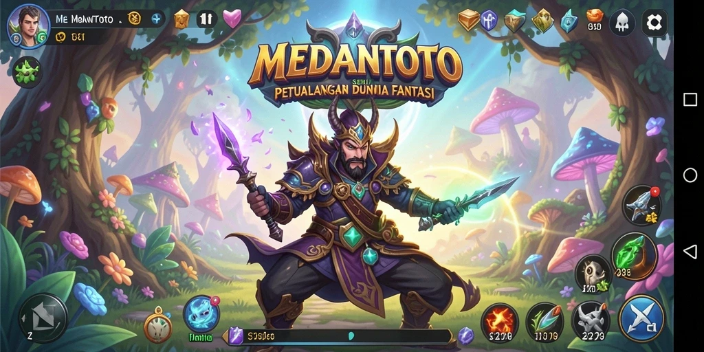 Tampilan gameplay MEDANTOTO yang menakjubkan dan penuh petualangan.