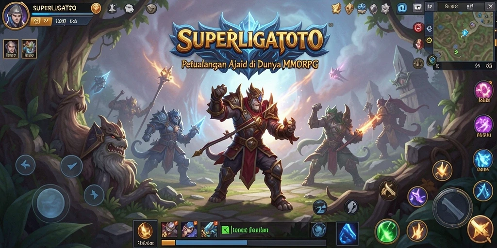 Gameplay SUPERLIGATOTO yang menakjubkan dalam dunia MMORPG.