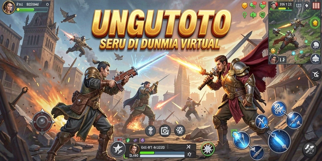 Tampilan seru dalam pertempuran UNGUTOTO di arena yang menakjubkan.