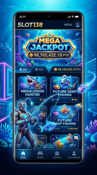 Tampilan awal aplikasi slot138 dengan berbagai pilihan aplikasi.